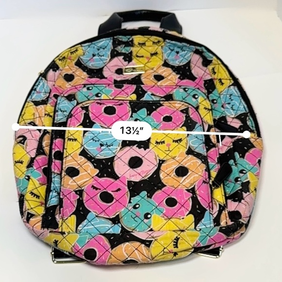 Luv Betsey by Betsey Johnson quilted Donut cat backpack - Picture 9 of 11